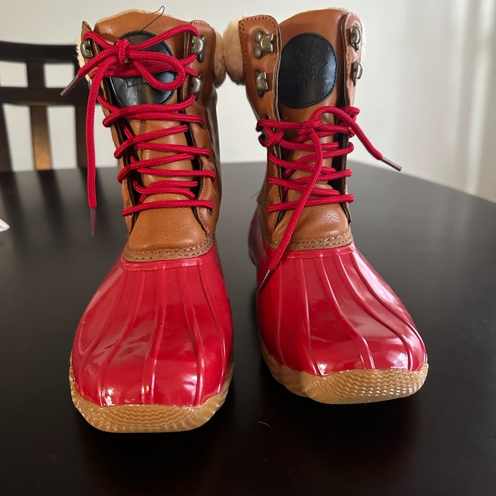red boots by Arctic Plunge-New without tags